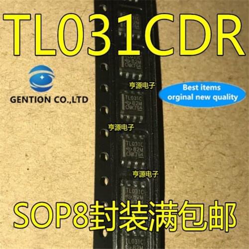 10Pcs TL031CD TL031CDR TL031C SOP8 Operational amplifier chip in stock 100% new and original