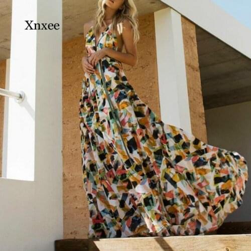 2021 Summer Womens Evening Party Elegant and Fashionable Beach Long Skirt Long Skirt Sun Skirt Sexy Backless