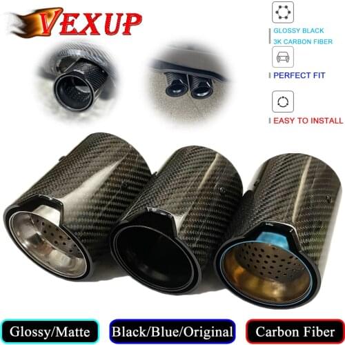 4 Pcs Stainless Steel Three Colors Muffler Tip Without Welding Car Exhaust Tip Muffler Tail for BMW F87/F80/F82/F83 M2 M3 M4