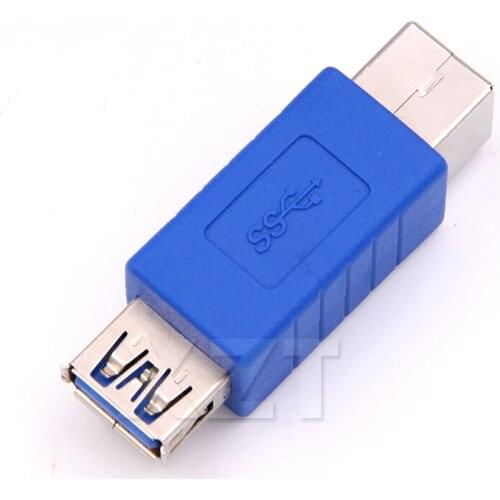 AT Newest Hot Usb 3.0 Printer adpater conversion head start plug printer usb 3.0 B female usb connector mother B female head