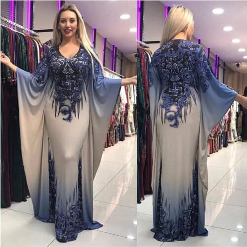African Dresses For Women 2021 New Robe Style Africaine Plus Size Dashiki Print Long Dress Muslim Abayas Evening Party Gowns