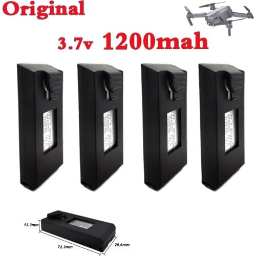 4PCS SG107 Drone Battery Lipo Battery 3.7V 1200mAh for SG107 RC Quadcopter Battery Parts Helicopter accessories