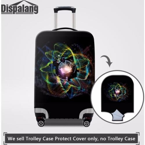 Dispalang Fashion Waterproof Suitcase Protective Cover For 18 To 32 inch Trolley Case Colorful Shining Customized Luggage Cover