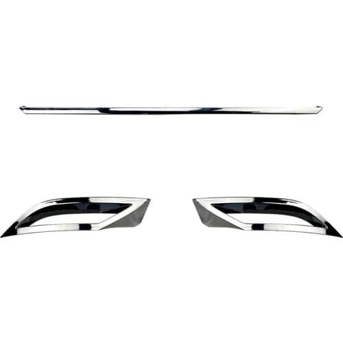 For Volkswagen Polo MK6 2018+ Polo Plus Rear Tail Lip Diffusers Trim Cover Stickers Accessories Car Styling