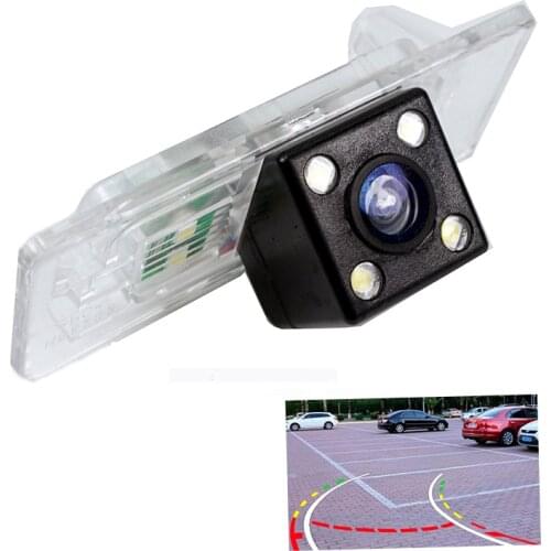 4Led Night Vision CCD Rear View Camera For Lada Vesta Sedan SW SW cross Car Reverse Backup Parking Accessories