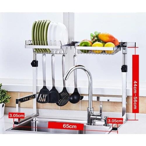 De Almacenamiento Malzemeleri Rangement Stainless Steel Cocina Organizador Mutfak Rack Cuisine Cozinha Kitchen Organizer