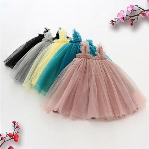 Sleeveless Baby Girl Dress Summer Girls Clothes Kids Baby 1 Year Birthday Party Dress For Girls Princess Dress Toddler Clothing