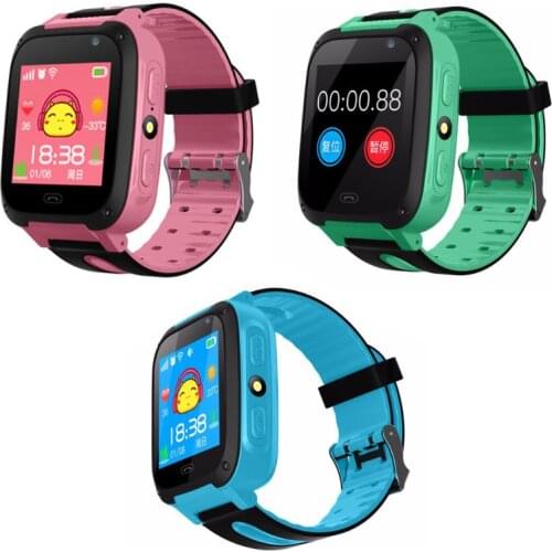 S4 Waterproof Touch Screen Smart Watch Wrist Anti-lost SOS Dial Call Smartwatch with GPS Locator Tracker Kids Children Gifts