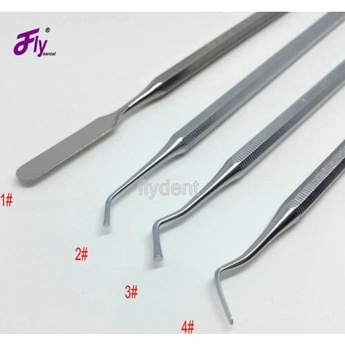 Dental Instrument 4PCS Stainless Steel Cement Filler Dentist Tool dental mixing tool mixing knife