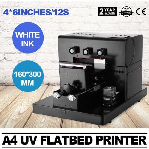 Inkjet Printer LED UV Ink Plastic A4 UV Flatbed Printer Inkjet Printing Machine