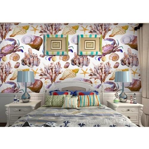Custom papel DE parede infantil Drawing coral for sitting room room wall vinyl which papel DE parede