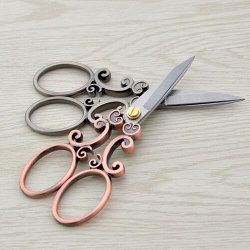 Vintage Scissors Sewing Fabric Cutter Embroidery Scissors Tailor Scissor Thread Scissor Tools for Sewing Shears Stainless Steel