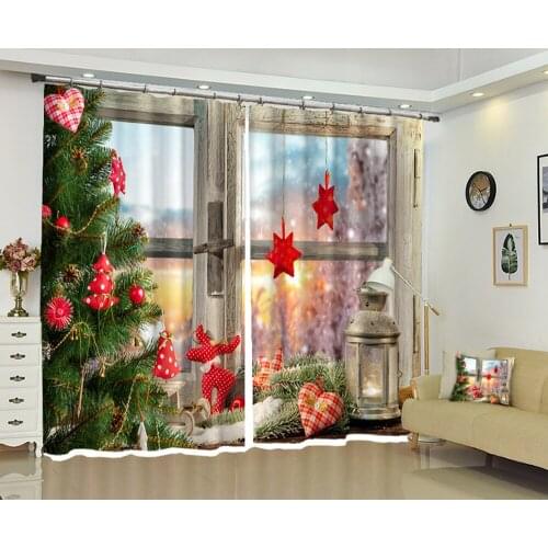 Japanese noren curtains Luxury shading 3D Window Curtains living room girl Bedroom Cortina Drapes Rideaux Custom size pillowcase