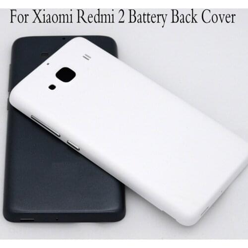 For Redmi 2 Matte Frosted Battery Back Cover Door for Xiaomi Redmi 2 battery cover for Xiaomi Redmi2 hongmi 2 Replacement