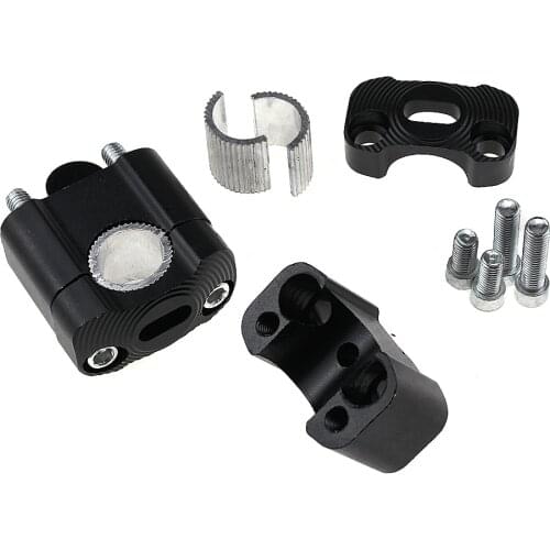 1 Pair CNC 22mm 28mm Off Road Motorcycle Bar Clamps Riser Handlebar Risers for 22MM 7/8"-28MM 1-1/8 Fat Bar Pit Dirt Motor Bike
