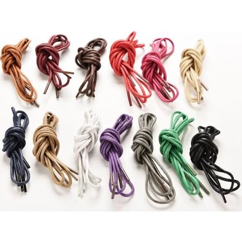 1Pair New Fashion 85cm Round Shoelace Shoe Lace Sneakers Boot Athletic String Candy Colors