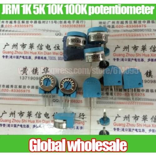2pcs Japanese JRM 1K 5K 10K 100K adjustable potentiometer