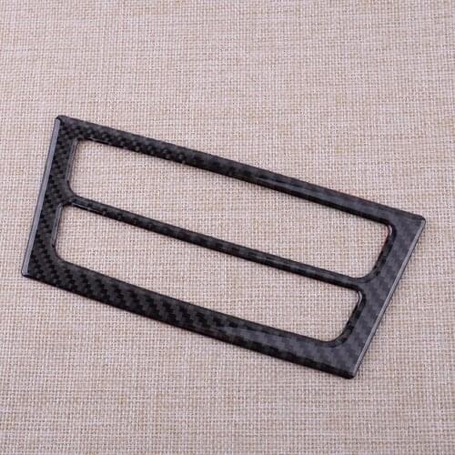 Car Carbon Fiber Black Rear Air Vent Outlet Panel Cover Trim Frame Fit For Tesla Model S X 2014 2015 2016 2017 2018 2019