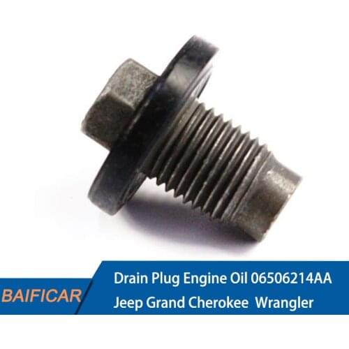 Baificar Brand New Genuine Drain Plug Engine Oil 06506214AA For Jeep Grand Cherokee Wrangler Compass Patriot Dodge Journey