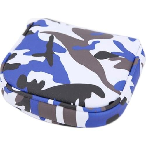 Golf Head Covers PU Club Accessories Camouflage Golf Putter Cover Headcover for Blade Golf Club Head Covers Accessory