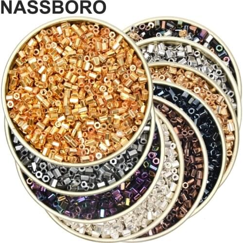 5A Quality Matellic Approx.1000pcs 2MM Silver Seed Beads Czech Glass Beads Charms Spacer Beads For Jewelry Making DIY Craft