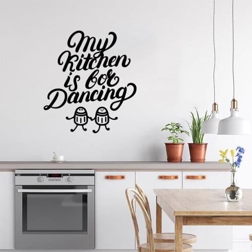 Creative kitchen Wall Sticker Home Decoration Accessories For Kids Rooms Decoration Wall Art MURAL Drop Shipping