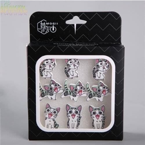 Creative Personality Wooden Cartoon Cute Cat Pushpin Pushpin Cork Board Nail Decorative Nail