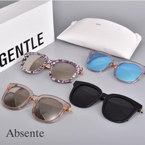 Korea Square Acetate Polarized UV400 Men Women Sunglasses Gentle Absente Sunglasses Women Men