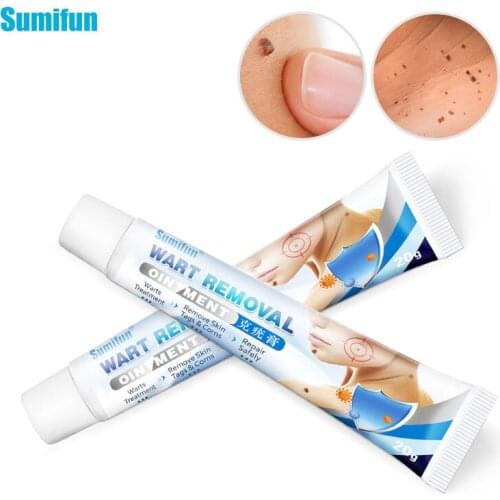 Sumifun 1/2pcs Warts Remover Antibacterial Ointment Wart Treatment Cream Skin Tag Remover Corn Plaster Warts Ointment