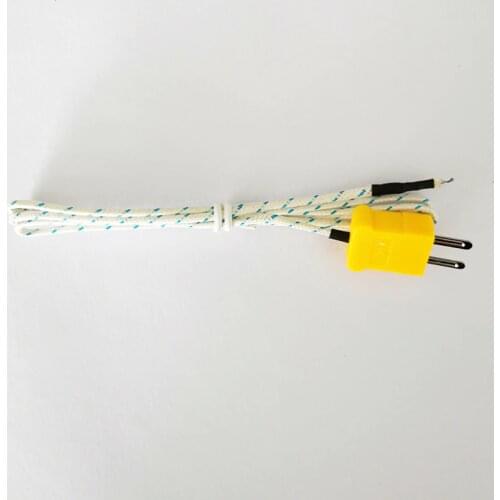 5 Pcs Type K Thermocouple Temperature Senor Probe -50 to 400 Celsius Degree 1m Length Type k TC Wire