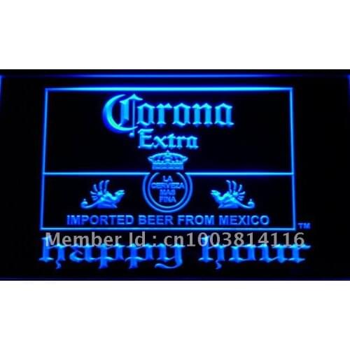 611 Corona Extra Beer Happy Hour Bar LED Neon Light Signs with On/Off Switch 20+ Colors 5 Sizes to choose