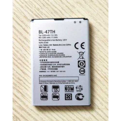 New Cell Phone Battery BL-47TH For LG Optimus G Pro 2 F350 D837 D838 F350L LTE-A BL 47TH 3200mAh