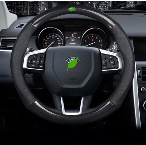 Car Steering-wheels Cover 37 38cm 15" for Land Rover Range Rover Evoque Sport 2 Discovery Sport Freelander 2 3 4 5 Defender