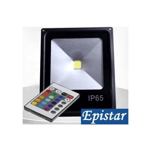 FREE SHIP 10W LED RGB COLOR SPOTLIGHT Flood Light Garden Lamp AC85-265V 110V 220V Waterproof IP65 With Remote Color changing