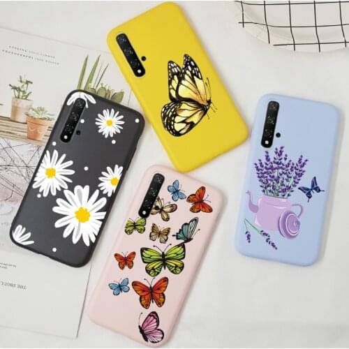 Butterfly TPU Funda For Huawei Honor 10 20 Pro Lite 10i 20i 20S V30 Honor 9X NOVA 5T Case Silicone Soft Phone Cover For Honor20