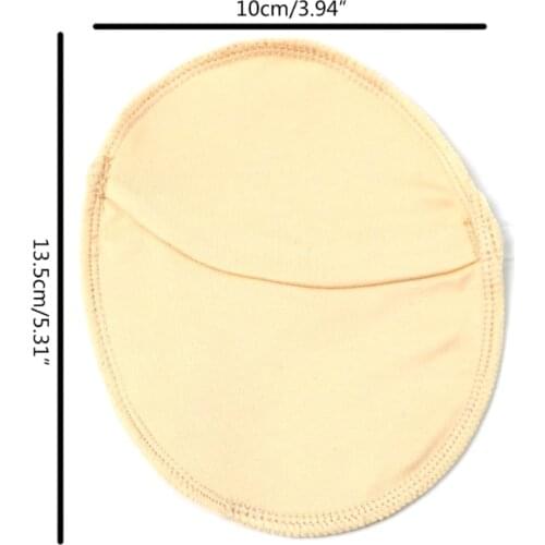 E7CF 1Pair Underarm Sweat Pads Reusable Adjustable Breathable Armpit Sweat Guard