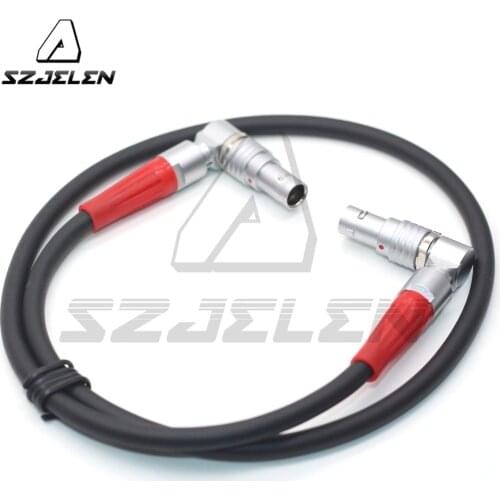 FXG 4pin to 4pin elbow connector for ARRI Camera lens LUBS cable CFORCE lens motor cable