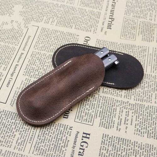 Leather sheath for Butterfly Knife Balisong