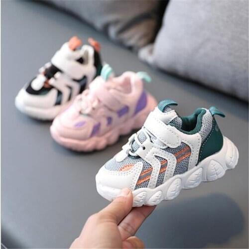 Baby soft-soled Toddler shoes Boy girl Comfortable Non-slip Shoes Baby Breathable mesh sneakers Childrens casual shoes