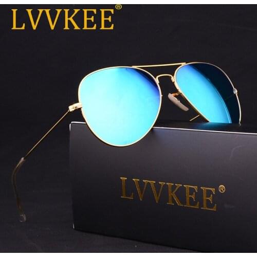 Lvvkee 2018 men driving glass lenses Gradient hot sunglasses women uv400 Mirror Gafas oculos de sol sun glasses uv400