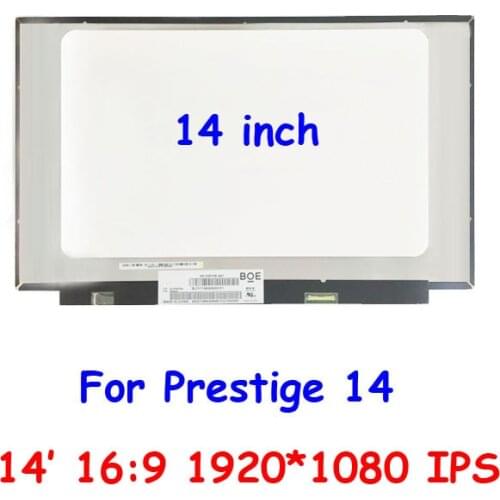 MS-14C1 P14 LCD Display Screen For MSI For Prestige 14 1920*1080 IPS A11SCS A11SCX A11SB A11SC A10SC A10RB Prestige 14Evo A11M