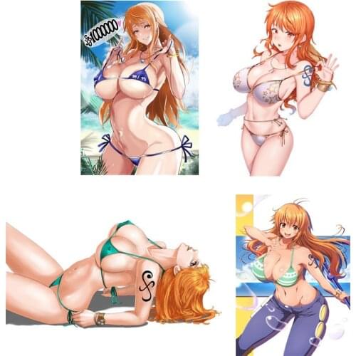 Sexy Girl Stickers Nami Car Body Window Laptop Motorcycle Waterproof Decorative Decals
