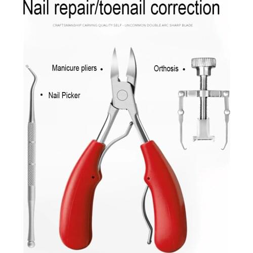 3pcs Grooming Durable Portable Reusable Cleaner Stainless Steel Office Accessories Trim Nail Care Hand Tools Manicure Set Gift