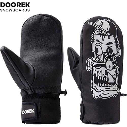 1 Pair Men Women Ski Gloves Snowboard Gloves Snowmobile Winter Skiing Riding Climbing Waterproof Snow Warm Gloves