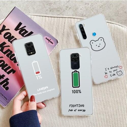 Battery energy Transparent Soft Case for Huawei P40 P30 P20 Mate 10 20 30 40 Pro lite Plus P smart 2019 2020 TPU Cover