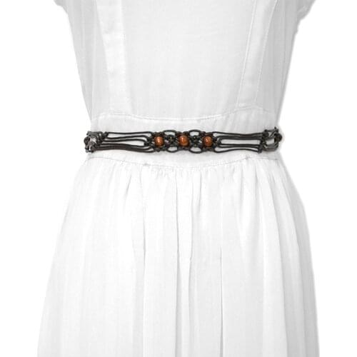 Photo Shoot Boho Fashion Handmade Belt Decoration Girdle Dress Waistband Pretty Handknit Sash for Women Photography Accessories