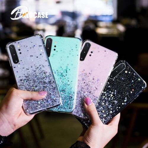 Luxury Glitter Star Case For Samsung Galaxy A70 A50 A10 A20 A30 A60 A80 A90 A20S A10S A20E Note 10 9 8 S10 S9 S8 Plus S10E Cover