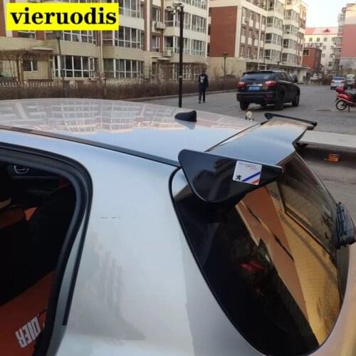 For Peugeot 207 Spoiler 2006-2013 Peugeot 207 Spoiler LFK ABS plastic Material Car Rear Wing Color Rear Spoiler