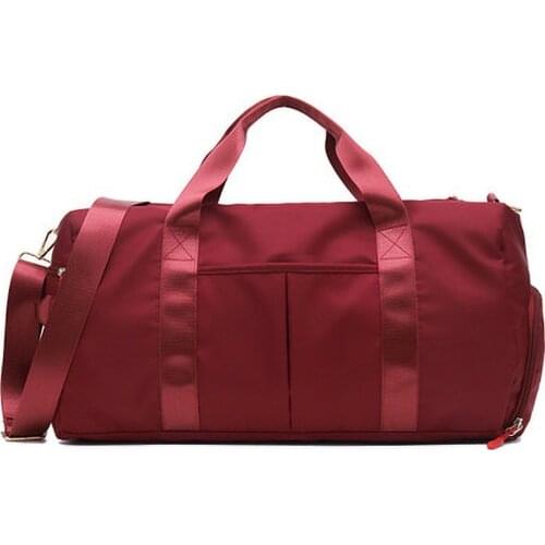 Men and Women One-Shoulder Portable Short-Distance Light Travel Bag Sports Swimming Fitness Dry and Wet Separation Backpack