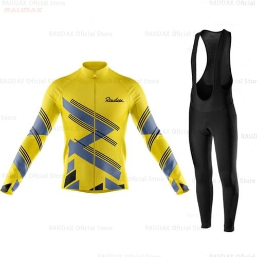 Cycling Jersey Long Sleeve Men New Team Spring Autumn Bike Clothes MTB Cycling Bib Pants Triathlon Skinsuit Ropa Ciclismo Hombre